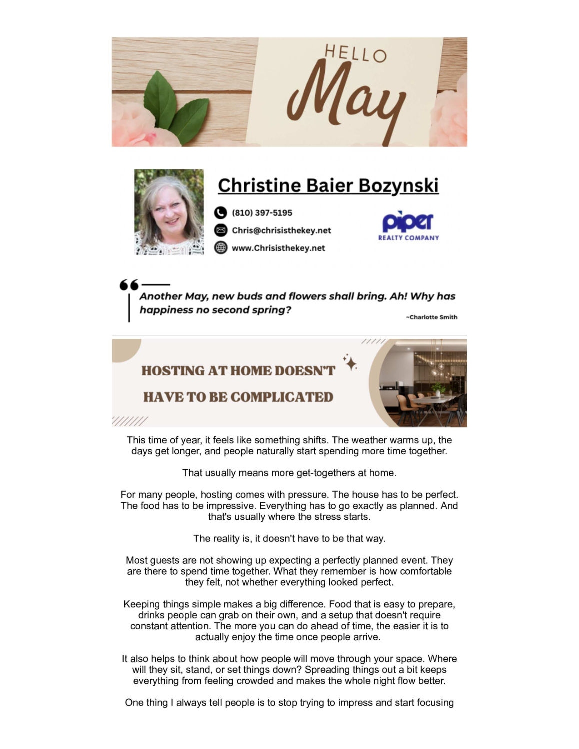 may real estate newsletter 1